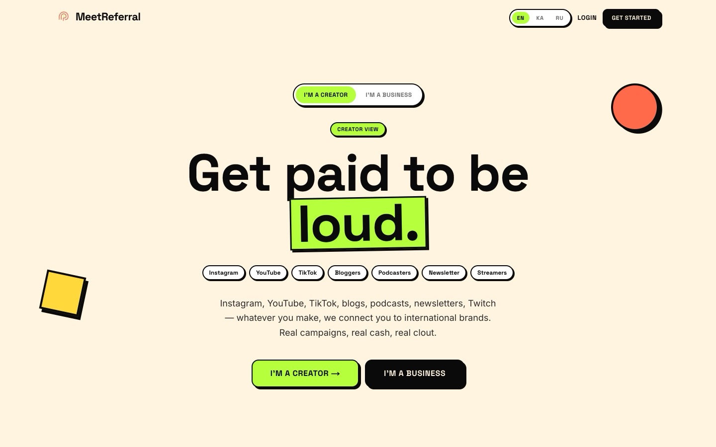 MeetReferral & MyBusiness preview
