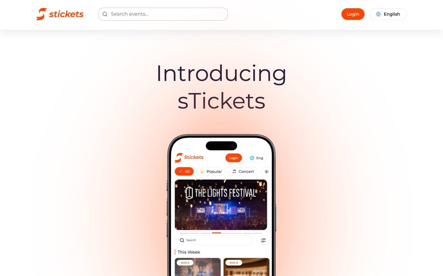 sTickets preview